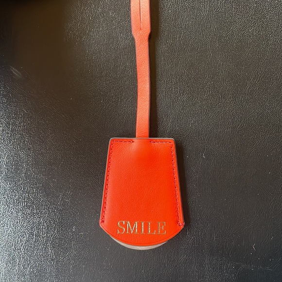 J Crew leather handbag charm accessory mirror NWT - Picture 2 of 8